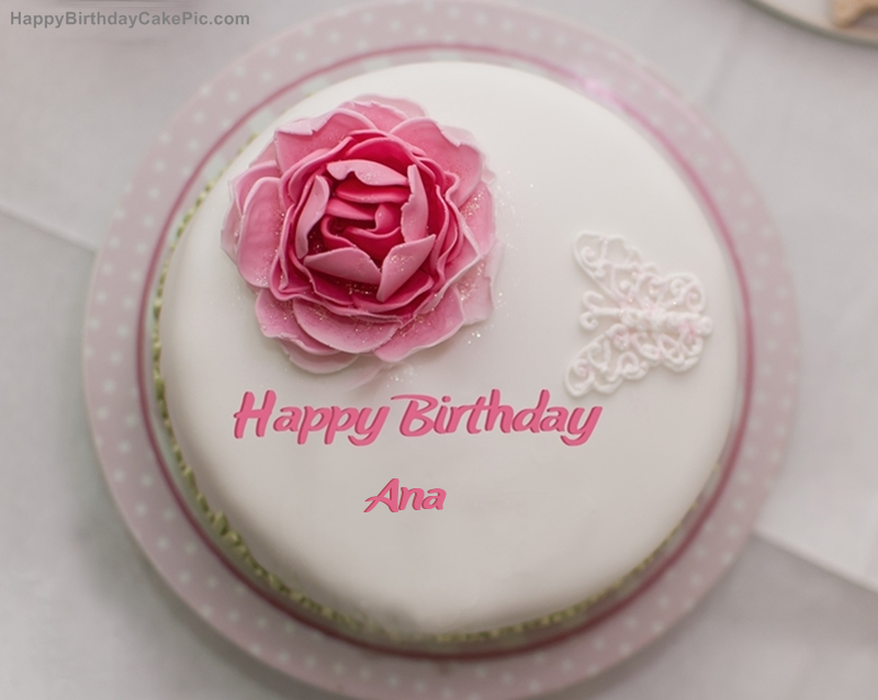 write name on Rose Birthday Cake