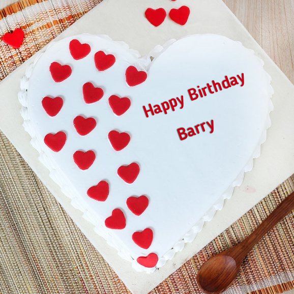 Paradise Love Birthday Cake For Barry