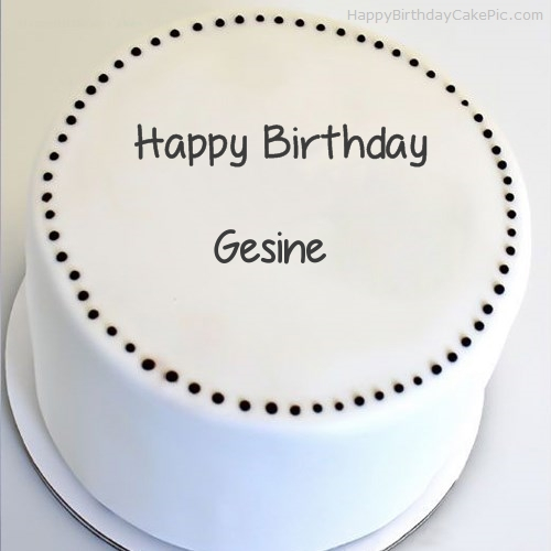 Simple Round Cake For Gesine