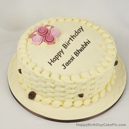 Happy Birthday Cake for Girls For Jassi Bhabhi