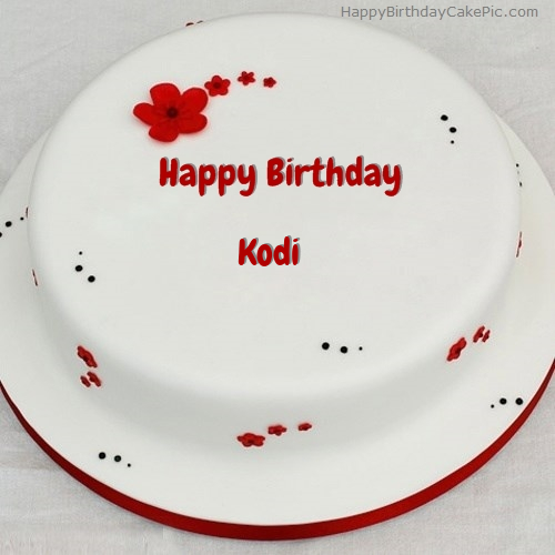 Simple Birthday Cake For Kodi