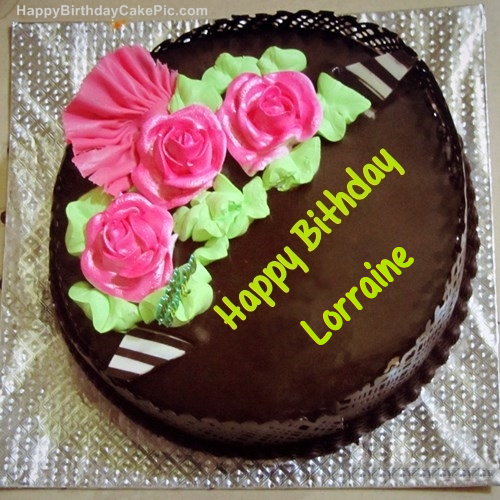 Chocolate Birthday Cake For Lorraine