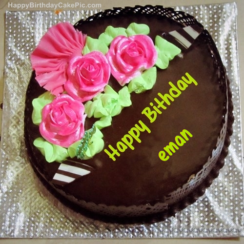 Chocolate Birthday Cake For eman