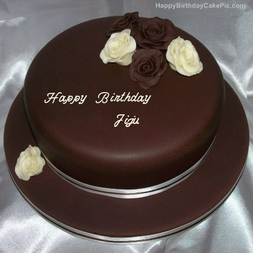 Rose Chocolate Birthday Cake For Jiju