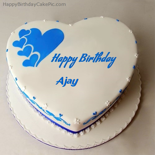 Happy Birthday Cake For Ajay