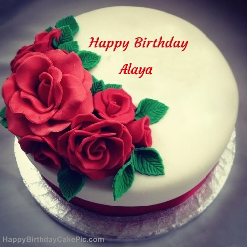 ️ Roses Birthday Cake For Alaya