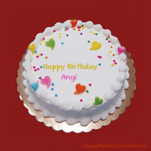 ️ Colorful Birthday Cake For Angi