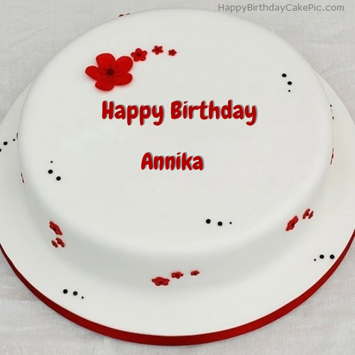 ️ Simple Birthday Cake For Annika