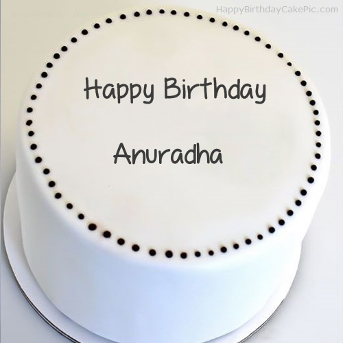 write name on Simple Round Cake