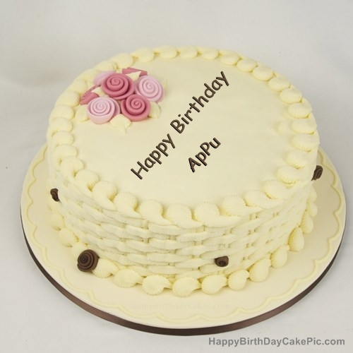 Happy Birthday Cake For Girls For Appu