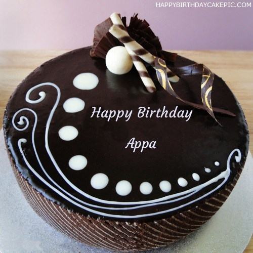 Candy Chocolate Cake For Appa