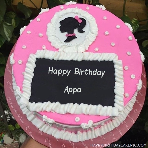 Decorated Strawberry Cake For Appa