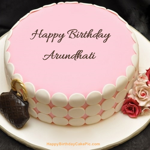 write name on Pink Birthday Cake