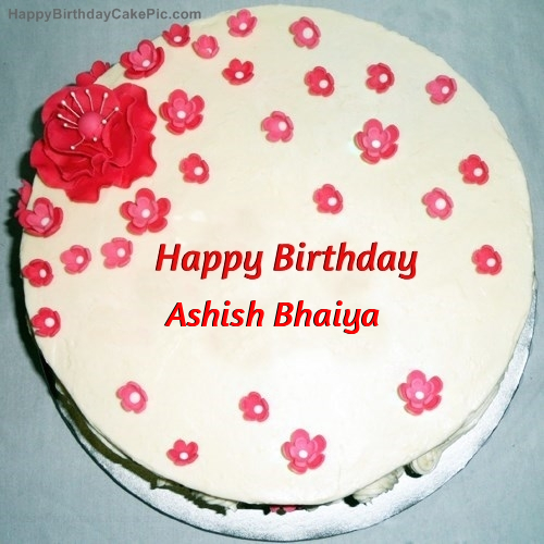 Fondant Birthday Cake For Ashish Bhaiya