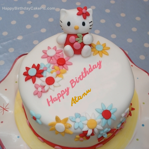 write name on Hello Kitty Birthday Cake
