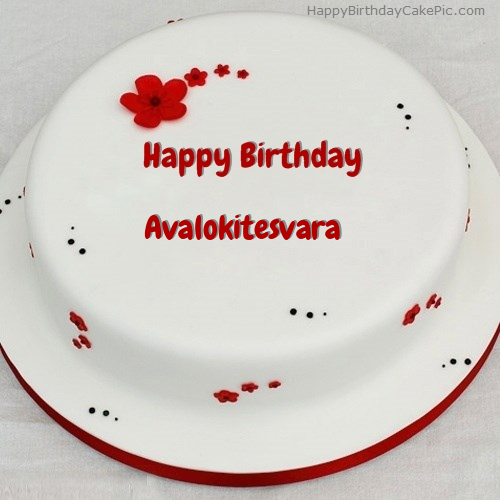 write name on Simple Birthday Cake