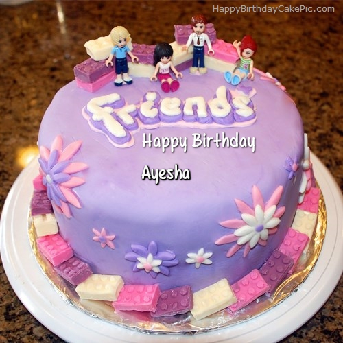 Friendship Birthday Cake For Ayesha