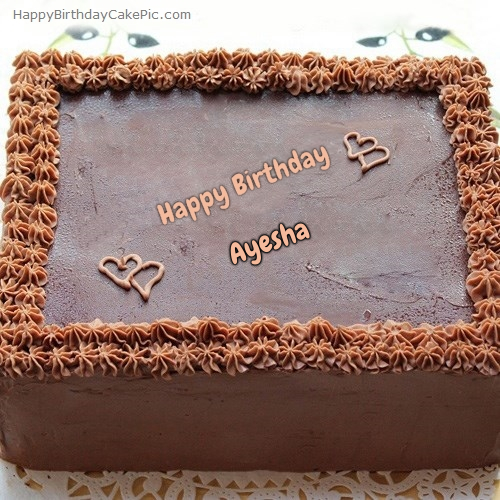 Happy Birthday Ayesha Cake Pics Cakes And Cookies Gallery