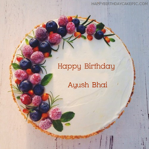 ❤️ Birthday Cake For Ayush