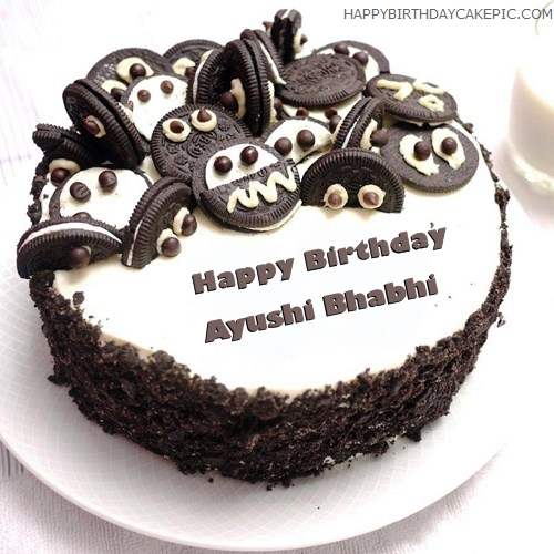 Happy Birthday Ayushi Candle Fire - Greet Name