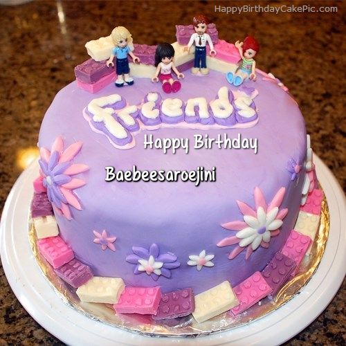 write name on Friendship Birthday Cake