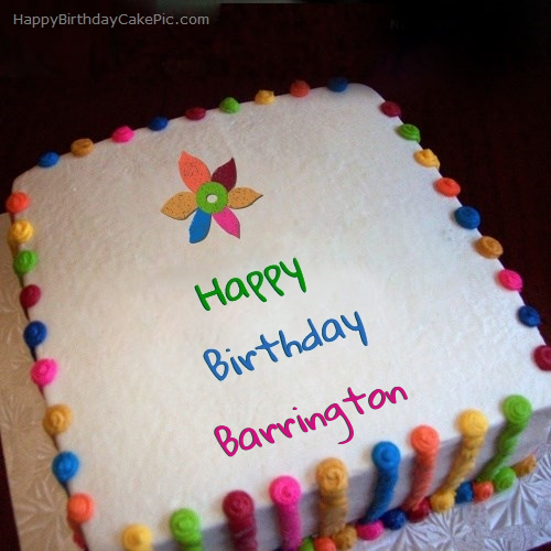 write name on Colorful Birthday Cake