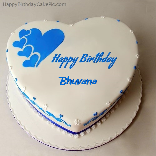 ❤️ Butterflies Girly Birthday Cake For Bhuvana