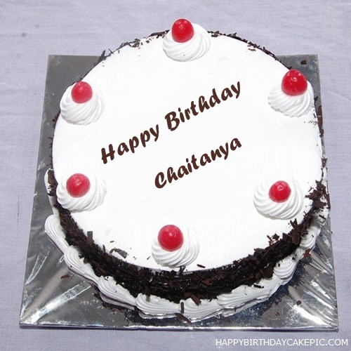 ️ Black Forest Birthday Cake For Chaitanya