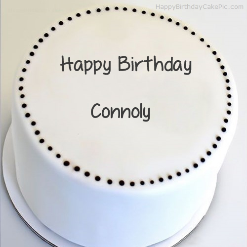 write name on Simple Round Cake