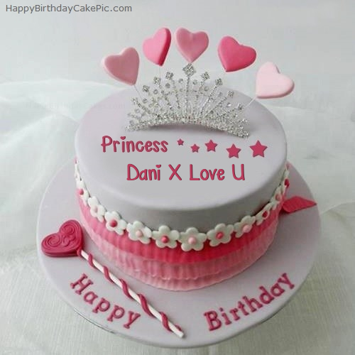 Princess Birthday Cake For Dani X Love U
