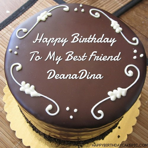 write name on Best Chocolate Birthday Cake