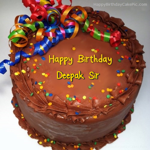 Deepak | Fruit birthday cake, Fruit birthday, Birthday cake write name