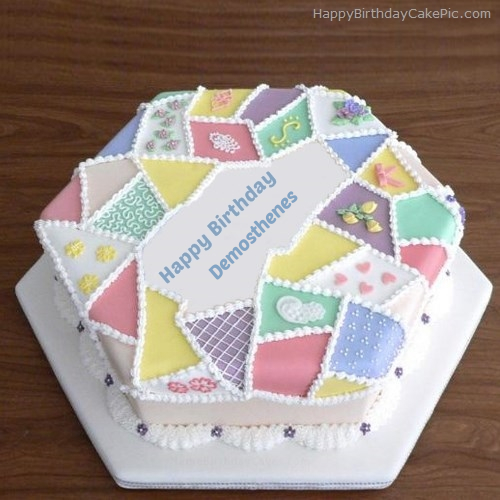 write name on Creative Birthday Cake