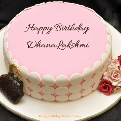 write name on Pink Birthday Cake