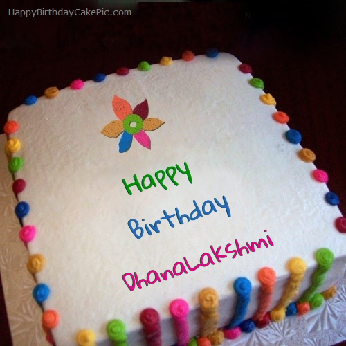 write name on Colorful Birthday Cake