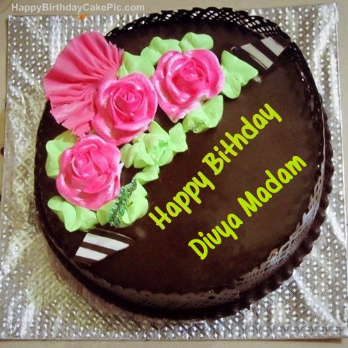 Chocolate Birthday Cake For Divya Madam