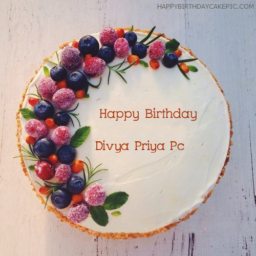 ️ New Birthday Cakes For Divya Priya Pc