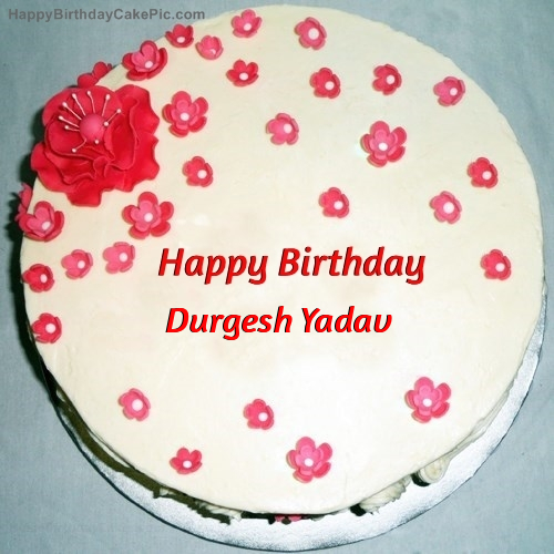 ❤️ Fondant Birthday Cake For Durgesh Yadav ❤️ Fondant Birthday Cake For Durgesh Yadav