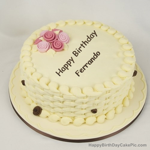 write name on Happy Birthday Cake for Girls