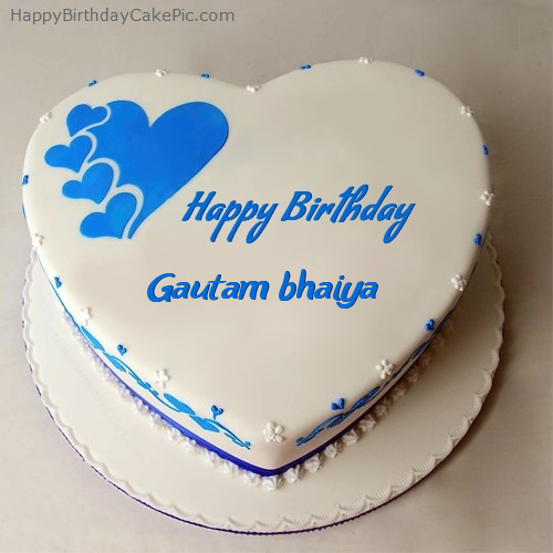 Happy Birthday Cake For Gautam Bhaiya