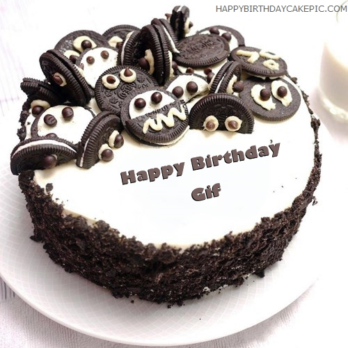 Oreo Birthday Cake For Gif