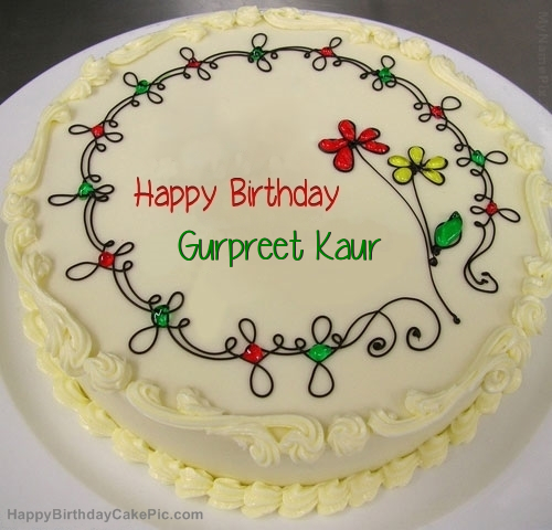 Gurpreet Happy Birthday Cakes Pics Gallery