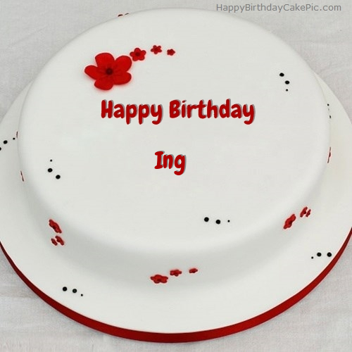 write name on Simple Birthday Cake