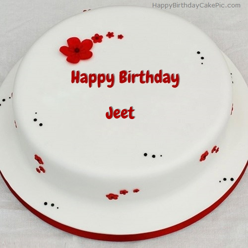 write name on Simple Birthday Cake