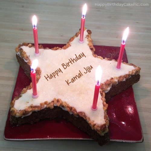 Star Birthday Cake For Kamal Jiju