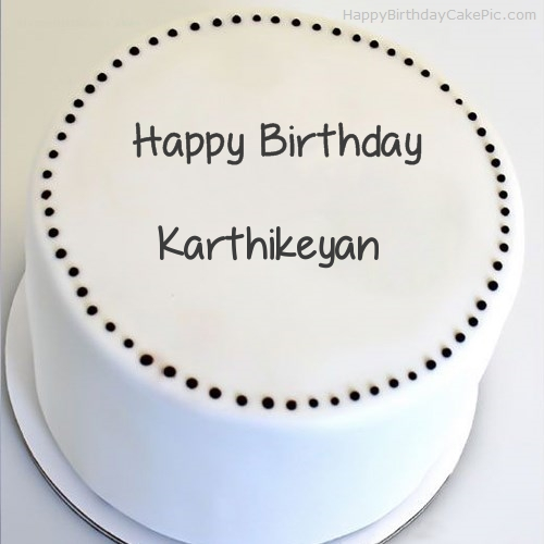 write name on Simple Round Cake