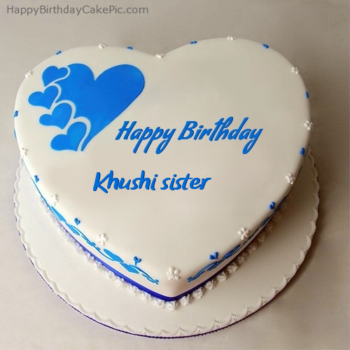 Happy Birthday Cake For Khushi Sister