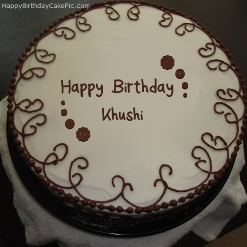 Border Chocolate Cake For Khushi