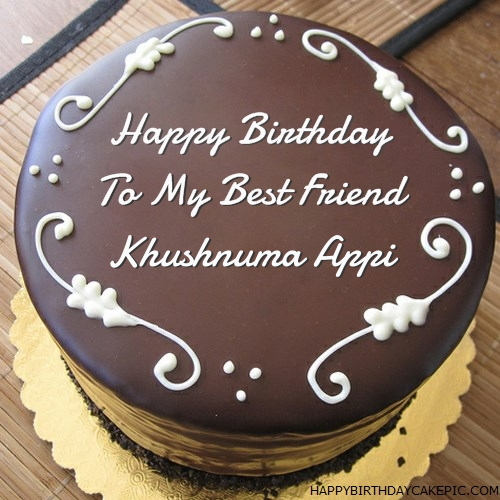 Best Chocolate Birthday Cake For Khushnuma Appi