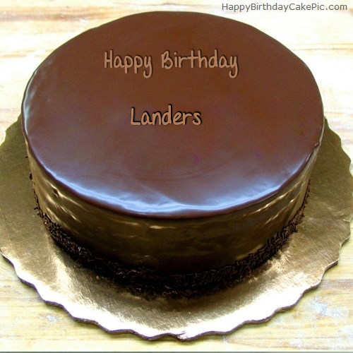 ️ Birthday Chocolate Cake For Landers